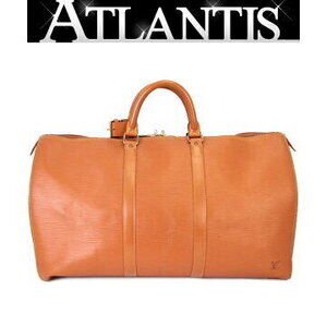 Louis Vuitton Keepall Boston Bag Epi Leather Gold
